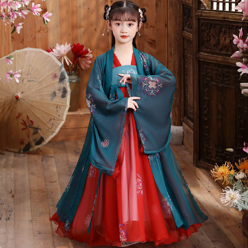 Baby Clothing For Sale - Summer Hanfu Dress Girl Fairy Tang