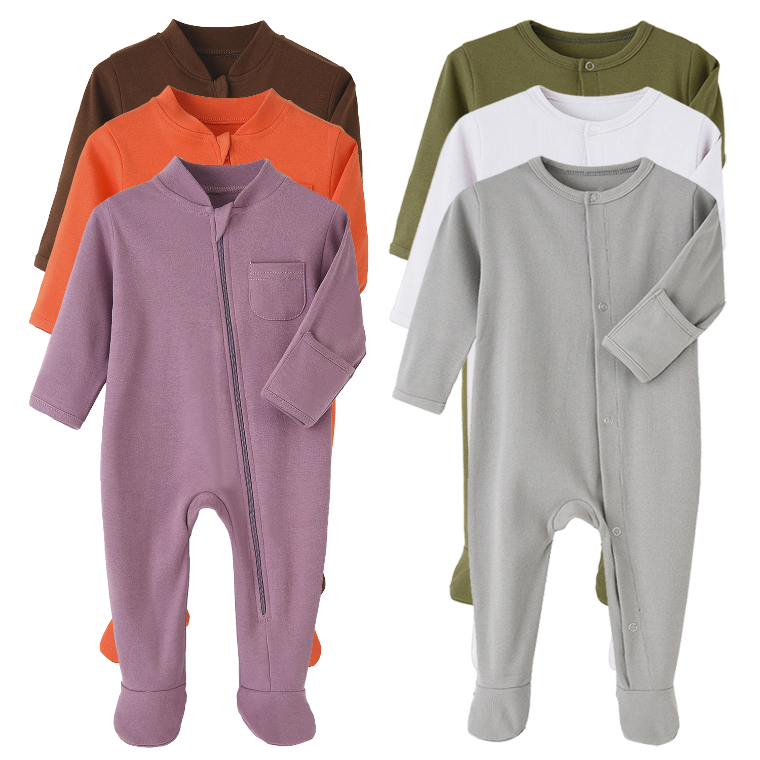 Baby Clothing Factory Shop - 2 Pieces 100% Cotton Baby Rompers