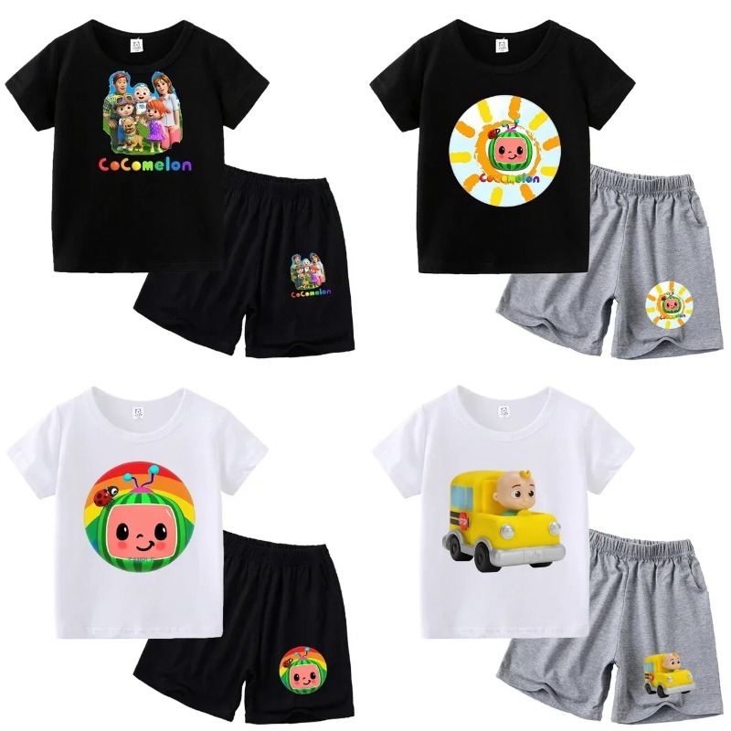 Baby Clothing For Sale - Cocomelons Summer Kid Clothes Set Baby