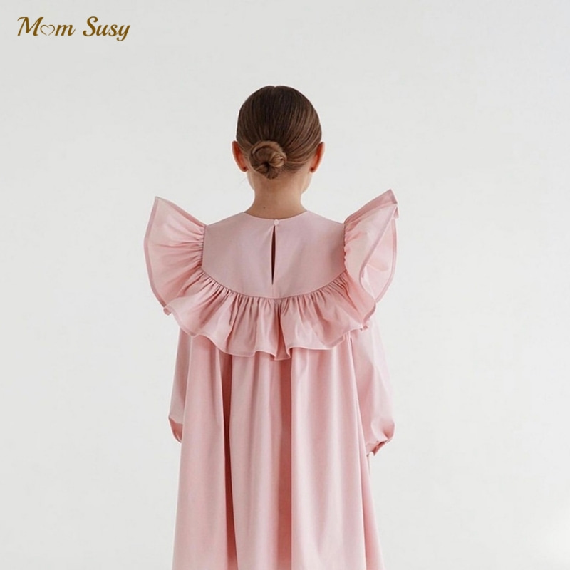 Baby Z Clothing - Baby Girl Cotton Princess Ruffle Dress