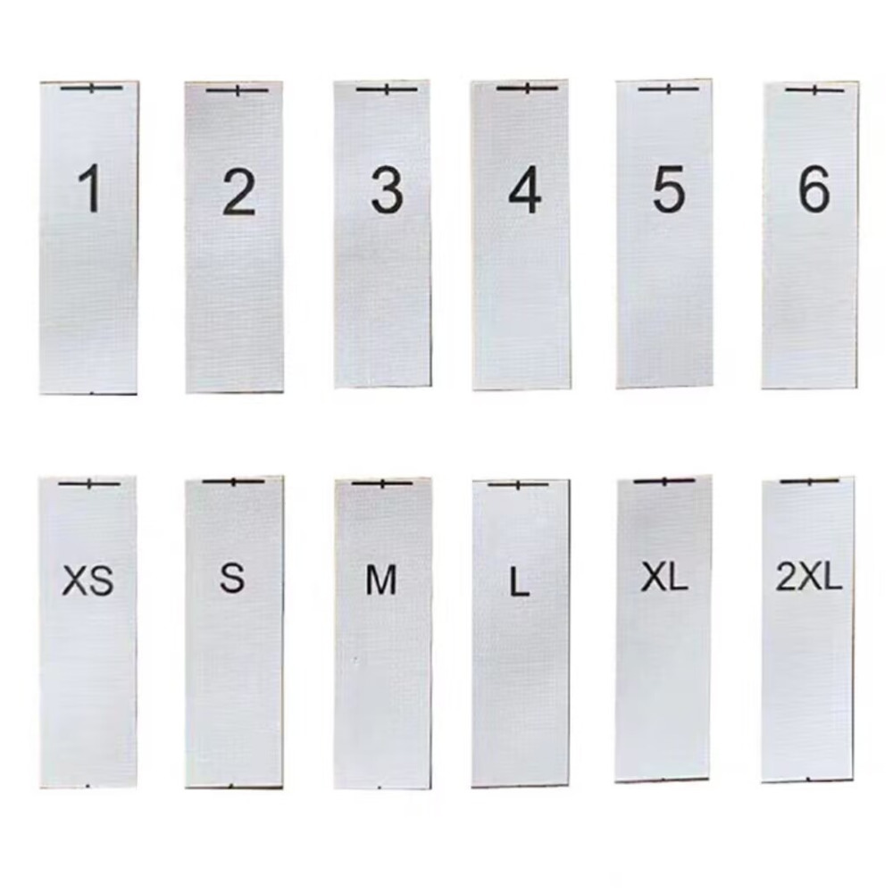 Baby Clothing Labels - 2000pcs Num 11-27 Employee ID Digital