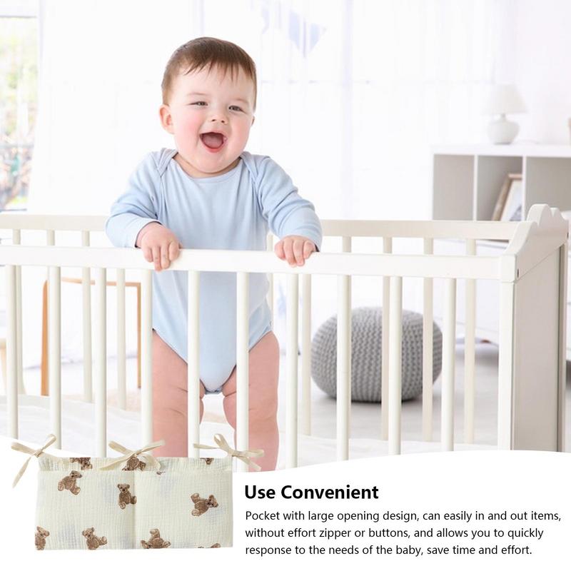 Baby Crib Organizer Cot Caddy  - Baby Clothing Organizer ulasan dan harga