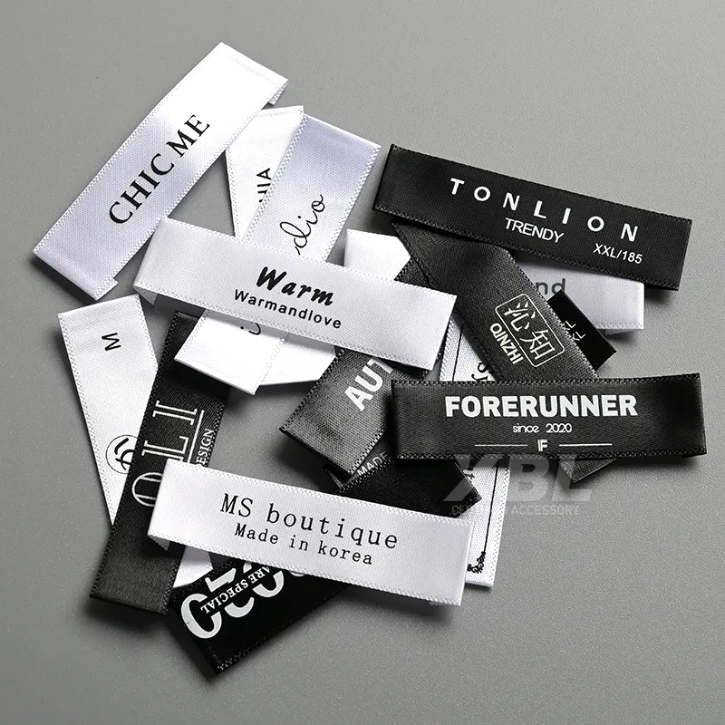 Sewing Custom Logo Polyester P - Baby Clothing Labels ulasan dan harga