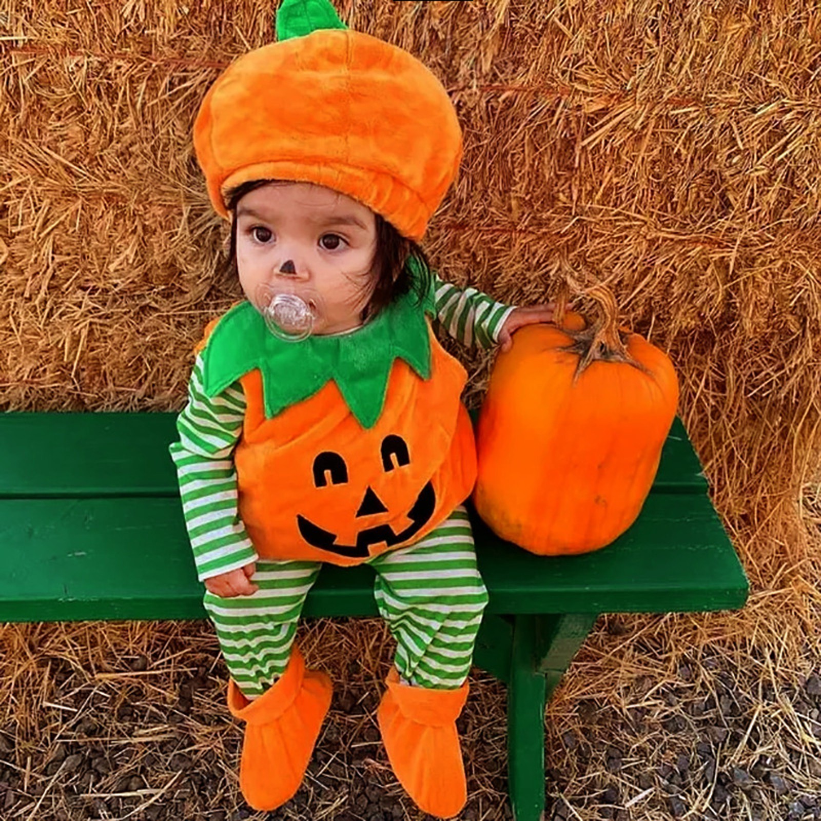 Halloween Pumpkin Costume Kids - Baby Clothing Sets Boy ulasan dan harga