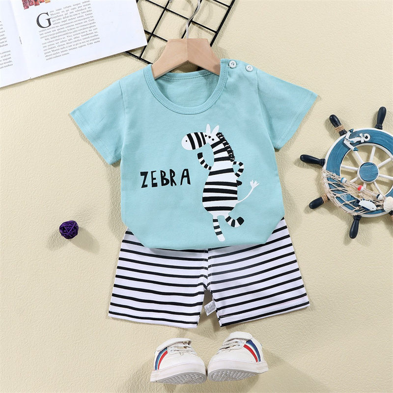 Cotton Tees+Shorts 2-piece Tra - Baby Clothing For Sale ulasan dan harga