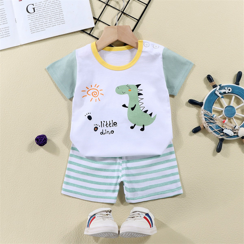 Cotton Tees+Shorts 2-piece Tra - Baby Clothing For Sale ulasan dan harga