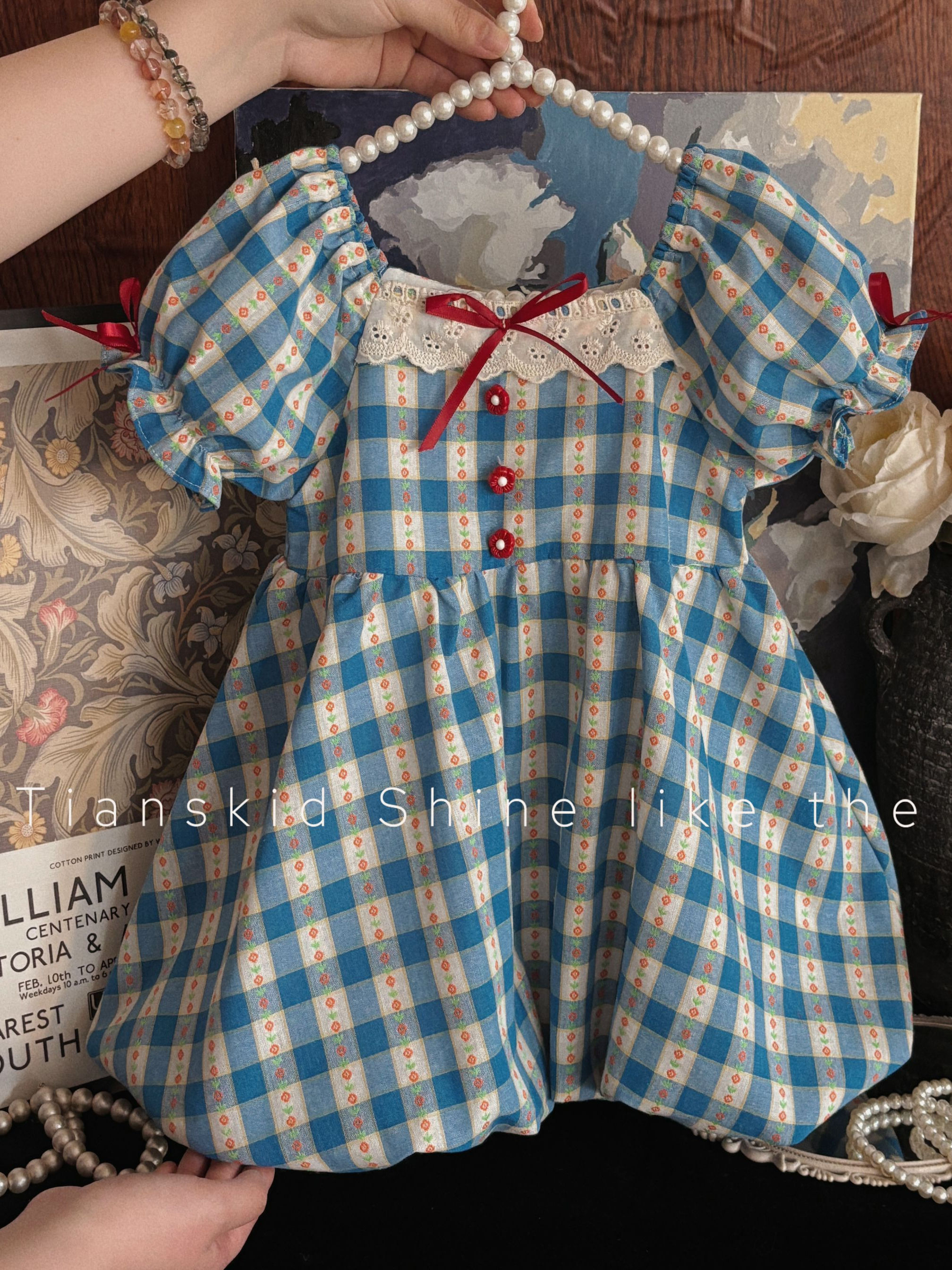 Girls Summer Plaid Dress Baby  - Baby Z Clothing ulasan dan harga
