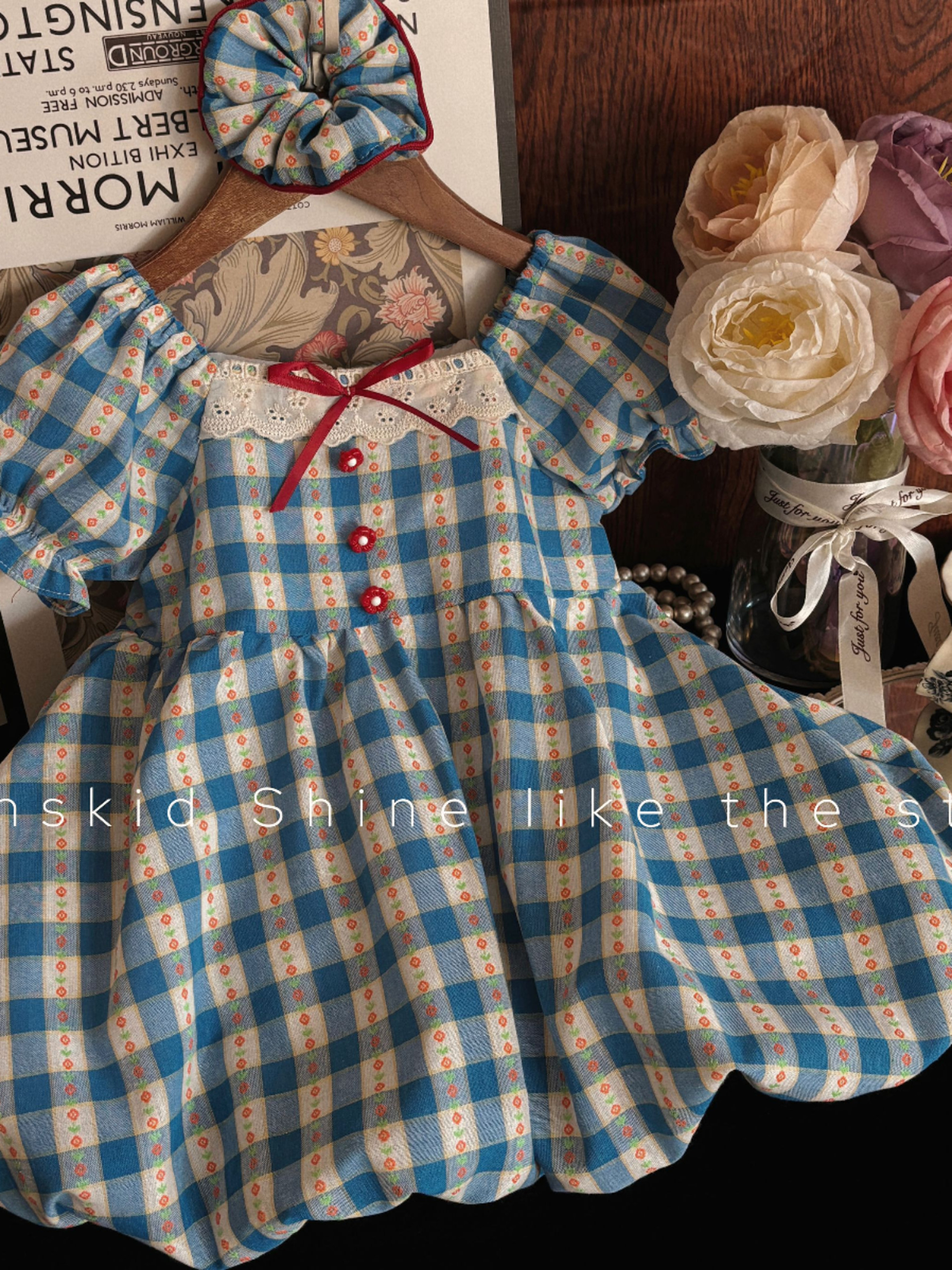 Girls Summer Plaid Dress Baby  - Baby Z Clothing ulasan dan harga