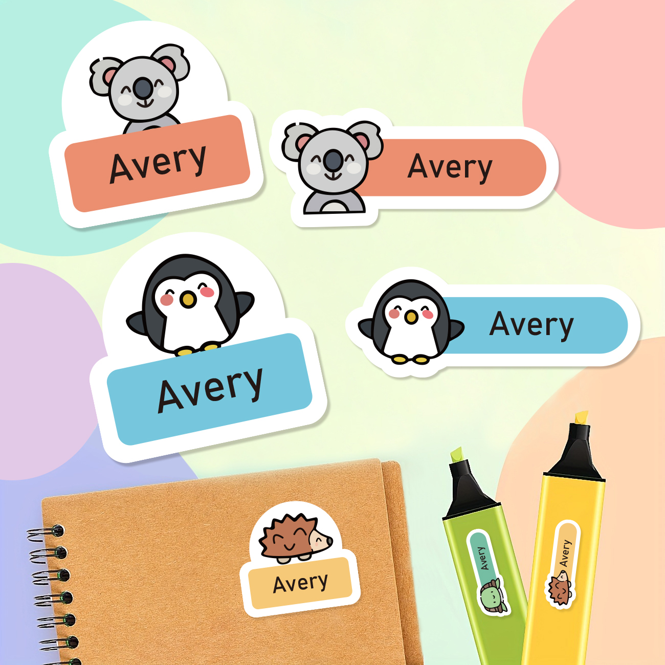 124PCS Custom Name Stickers Cu - Baby Clothing Labels ulasan dan harga