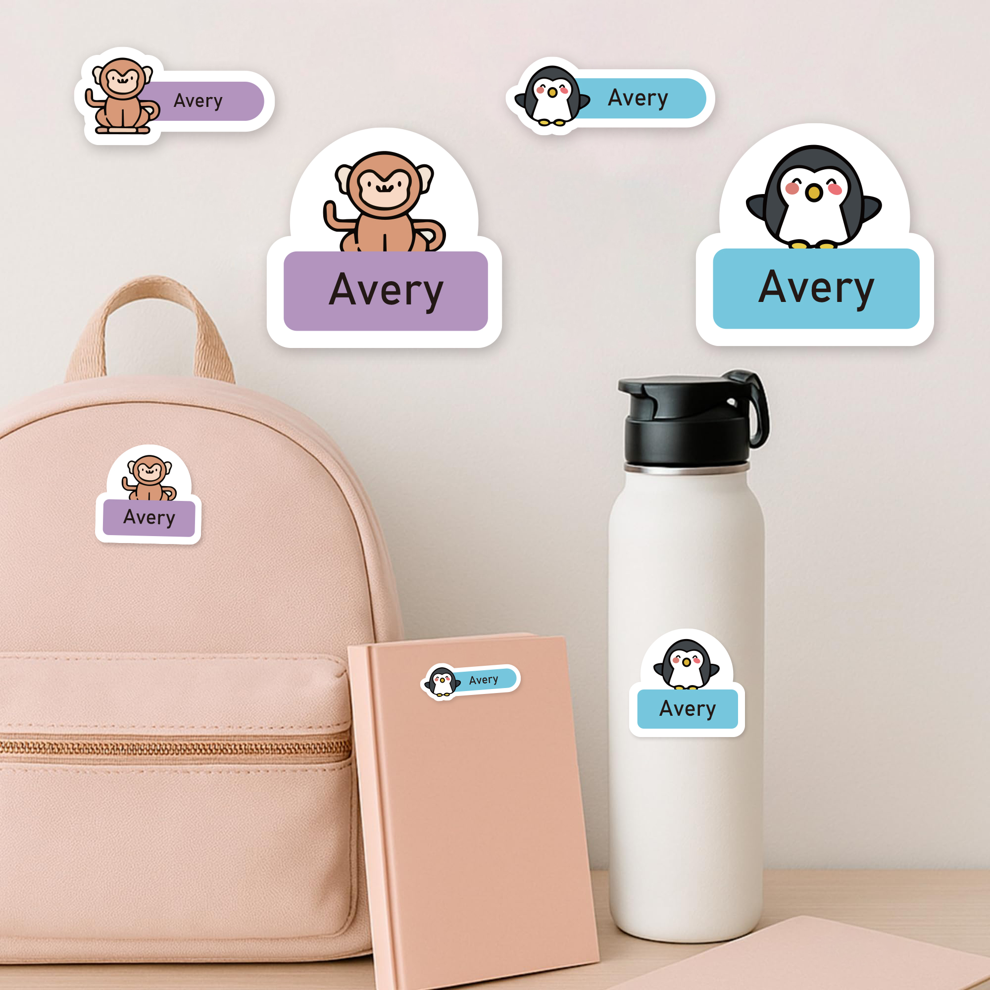 124PCS Custom Name Stickers Cu - Baby Clothing Labels ulasan dan harga