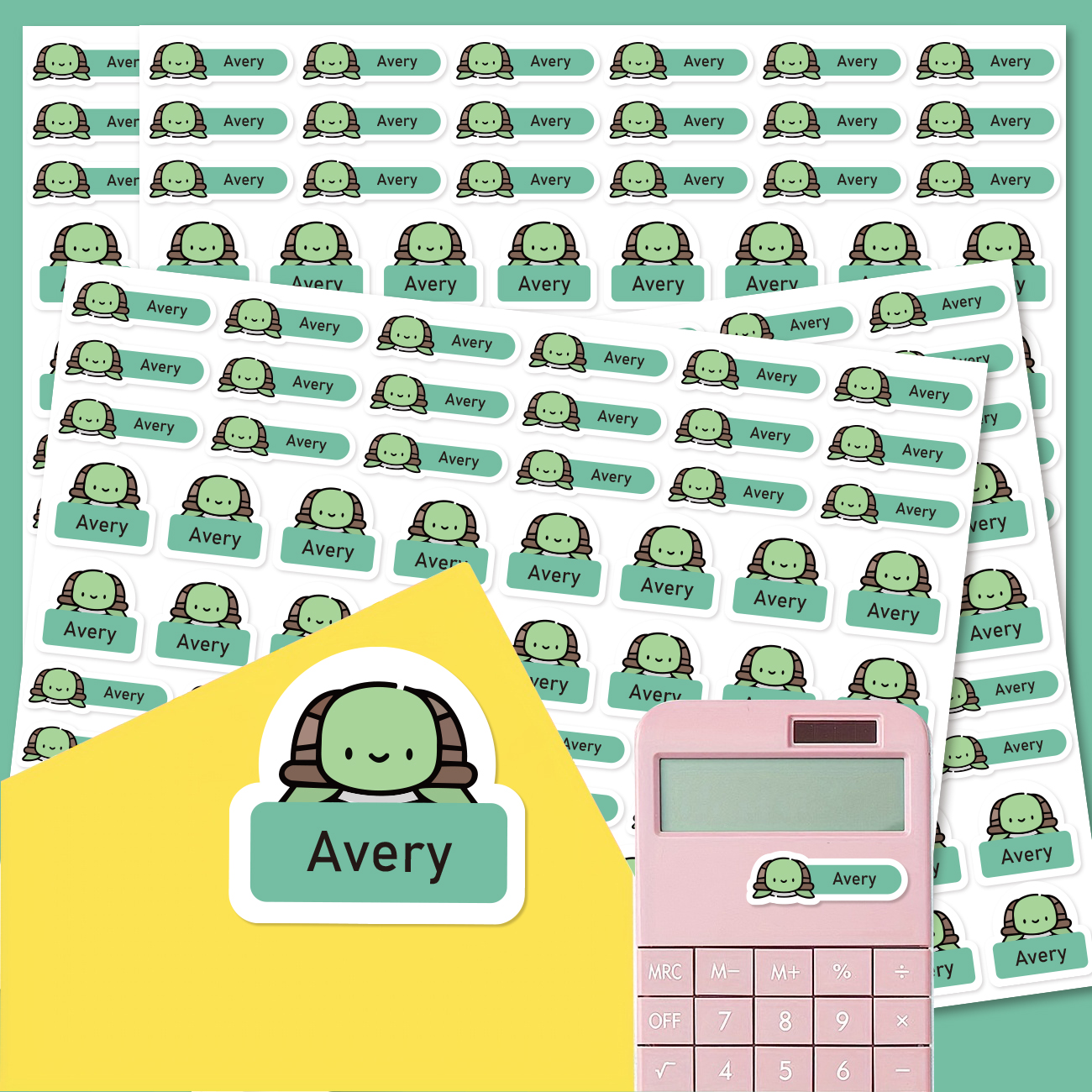 124PCS Custom Name Stickers Cu - Baby Clothing Labels ulasan dan harga