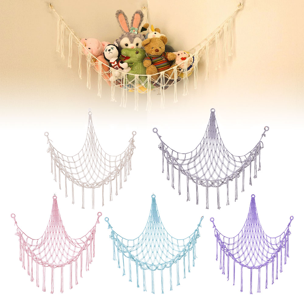 1Pc Toy Hammocks Wall Corner H - Baby Clothing Organizer ulasan dan harga