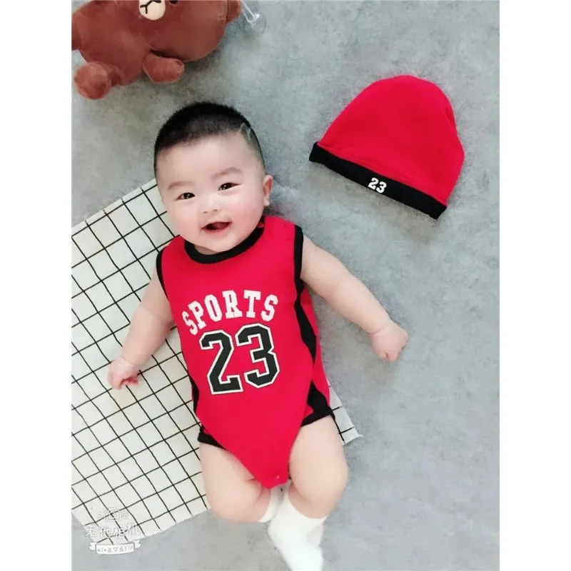 1 Set Rompers Basketball Kids  - Baby Clothing Sets Boy ulasan dan harga