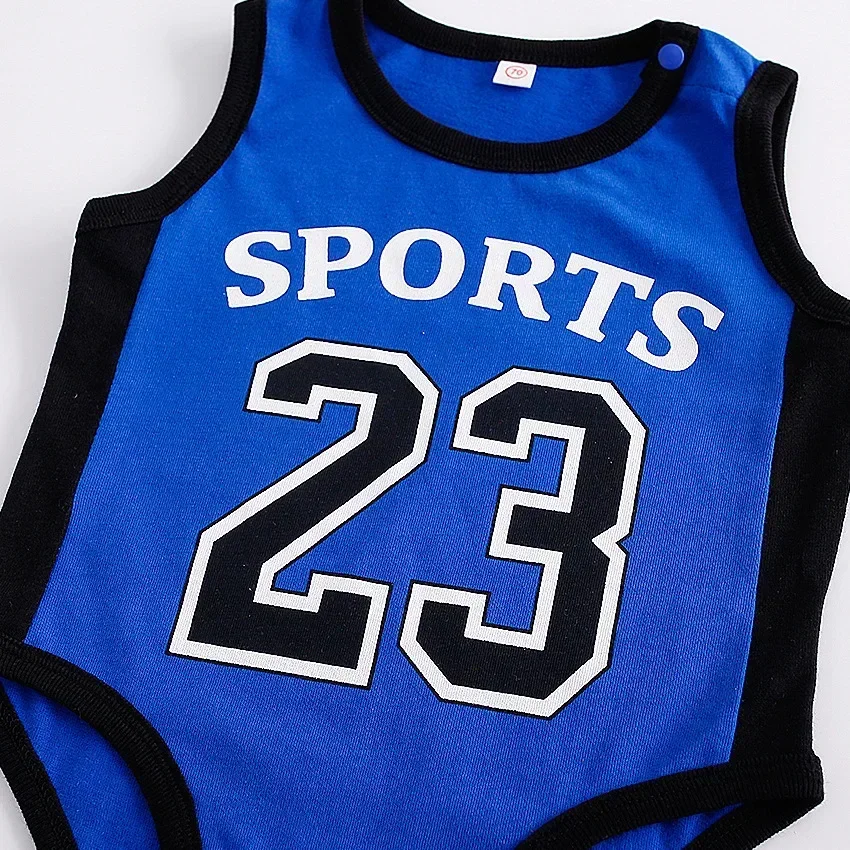 1 Set Rompers Basketball Kids  - Baby Clothing Sets Boy ulasan dan harga