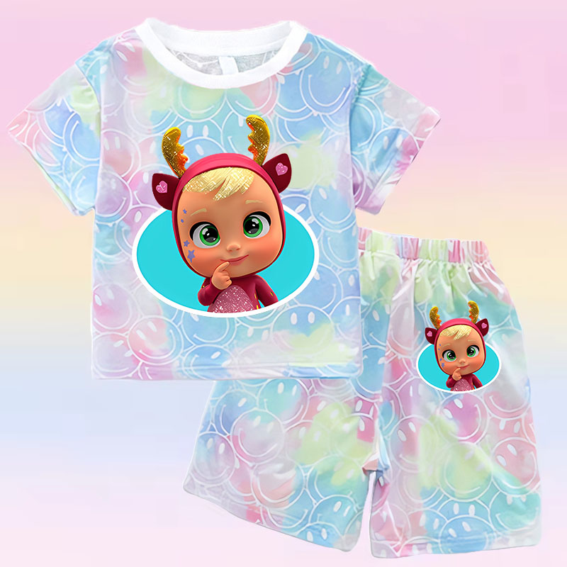 Crying Babies T-shirt Set Chil - Baby Clothing Gift Set ulasan dan harga