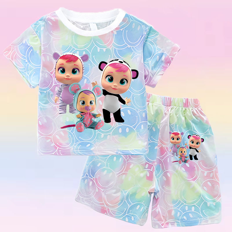Crying Babies T-shirt Set Chil - Baby Clothing Gift Set ulasan dan harga