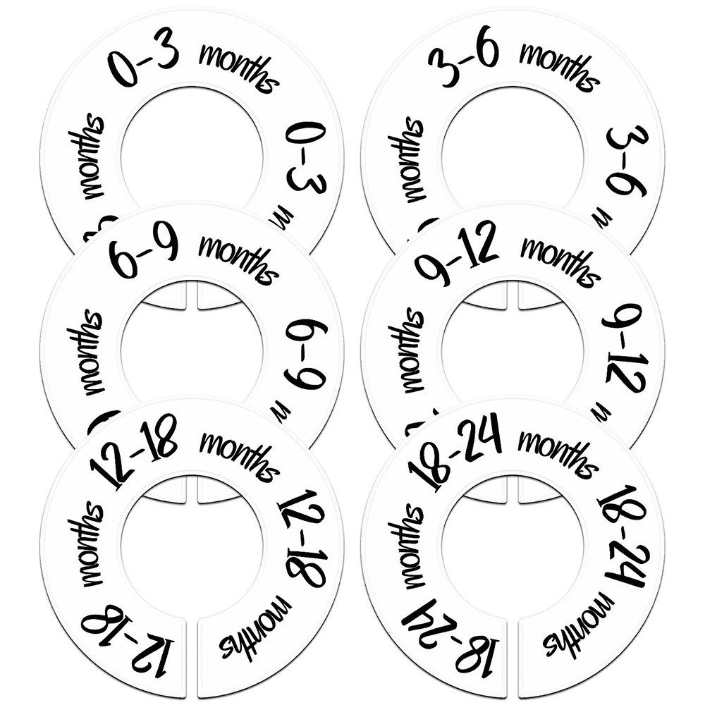 68/9Pcs Organizing Hangers Bab - Baby Clothing Labels ulasan dan harga