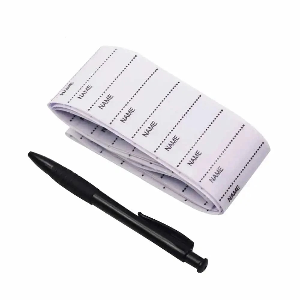 200pcs/pack White Washable Iro - Baby Clothing Labels ulasan dan harga