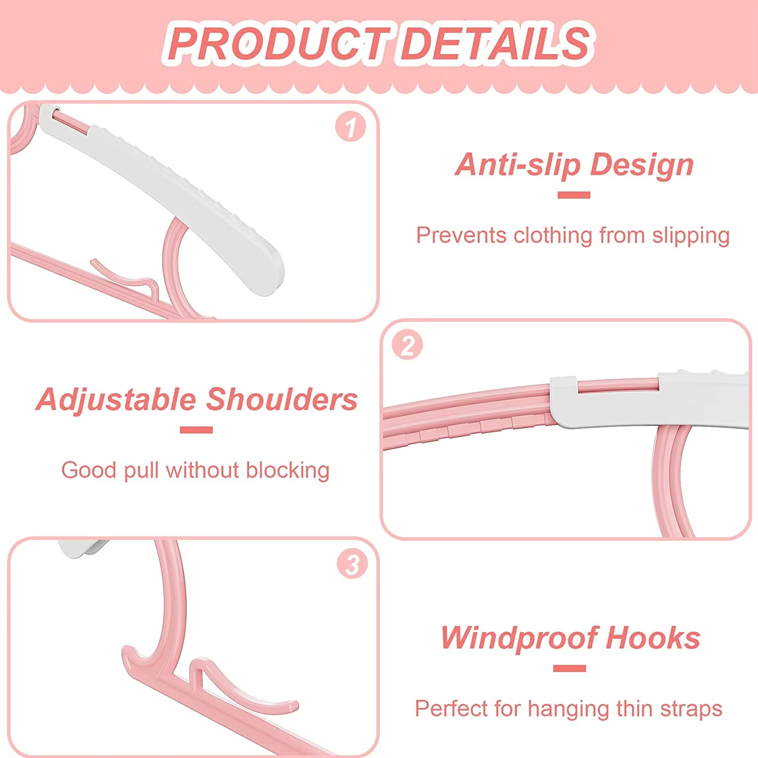 10Pack Anti-Slip Baby Clothes  - Baby Clothing Organizer ulasan dan harga