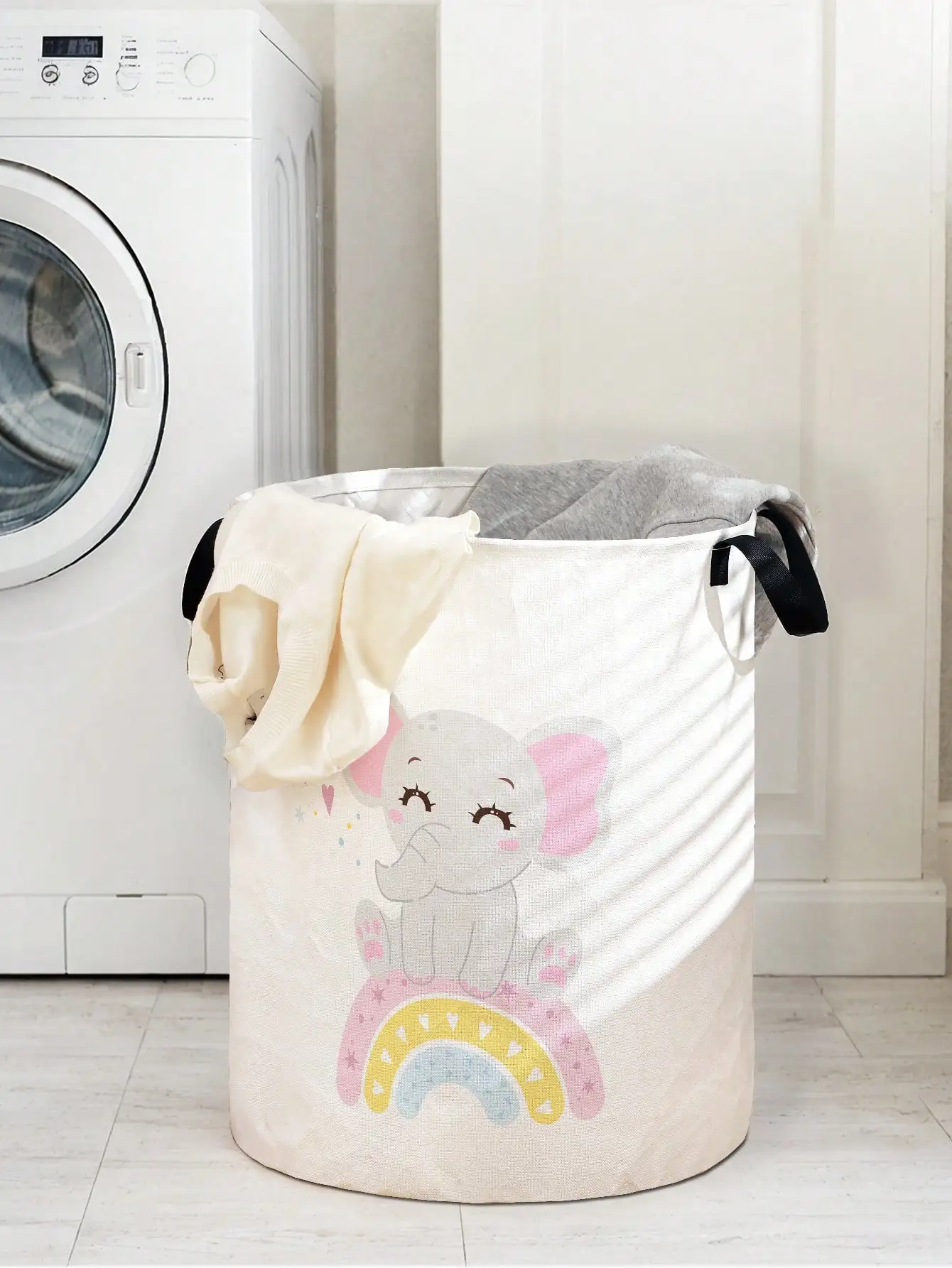 1pc Cute Elephant Pattern Fold - Baby Clothing Organizer ulasan dan harga