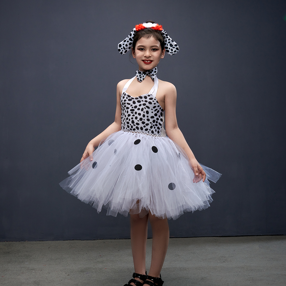 Girls Dalmatian Halloween Cost - Baby Z Clothing ulasan dan harga