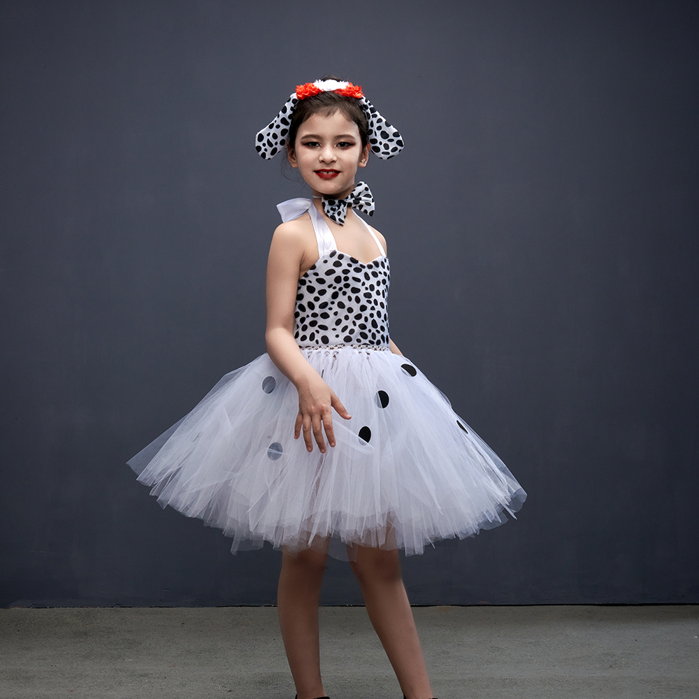 Girls Dalmatian Halloween Cost - Baby Z Clothing ulasan dan harga