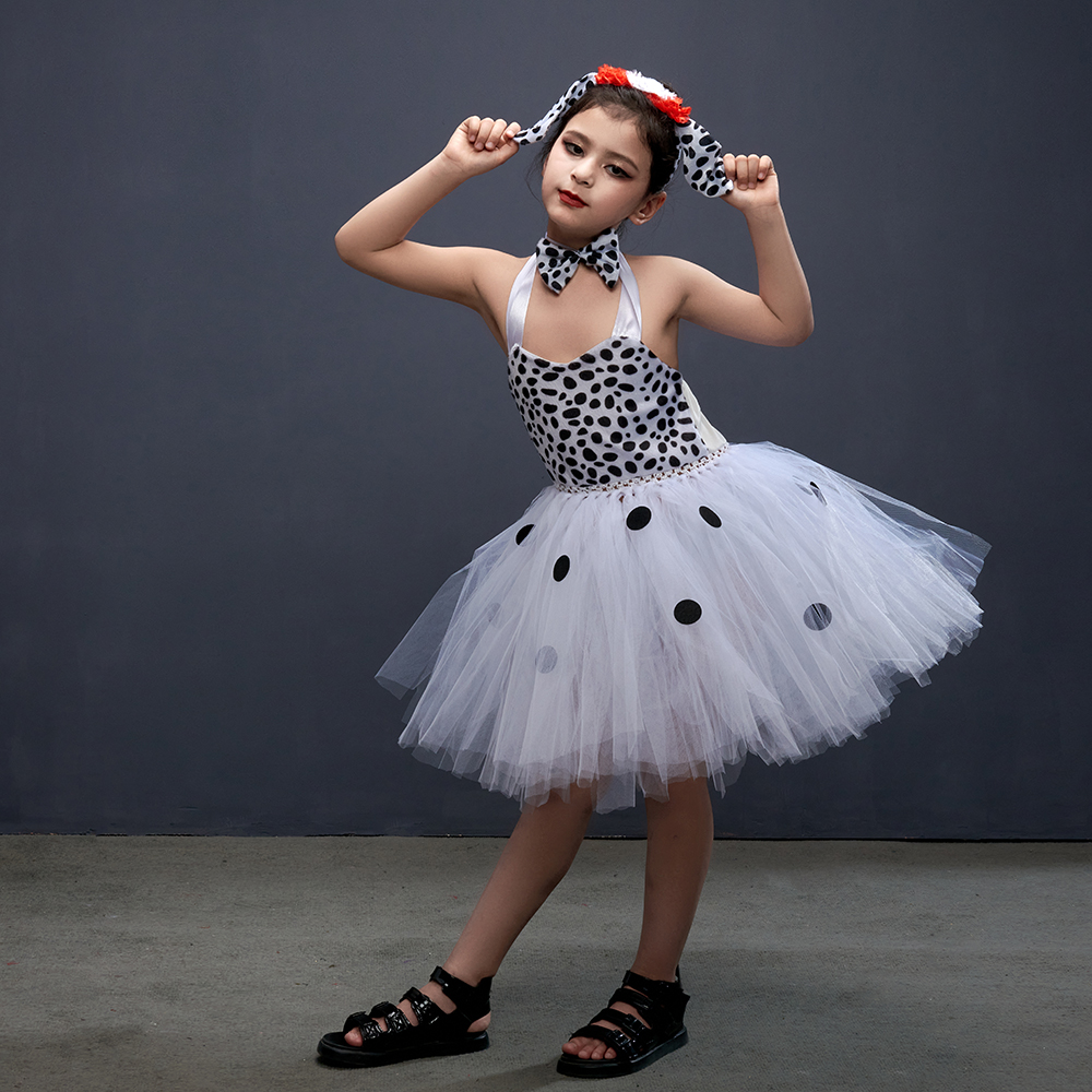 Girls Dalmatian Halloween Cost - Baby Z Clothing ulasan dan harga