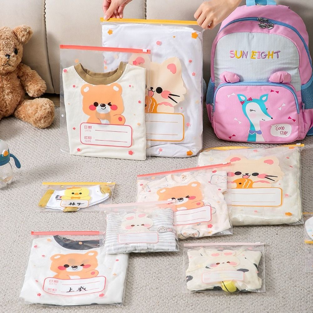 10PCS Multi-size Storage Bag P - Baby Clothing Organizer ulasan dan harga