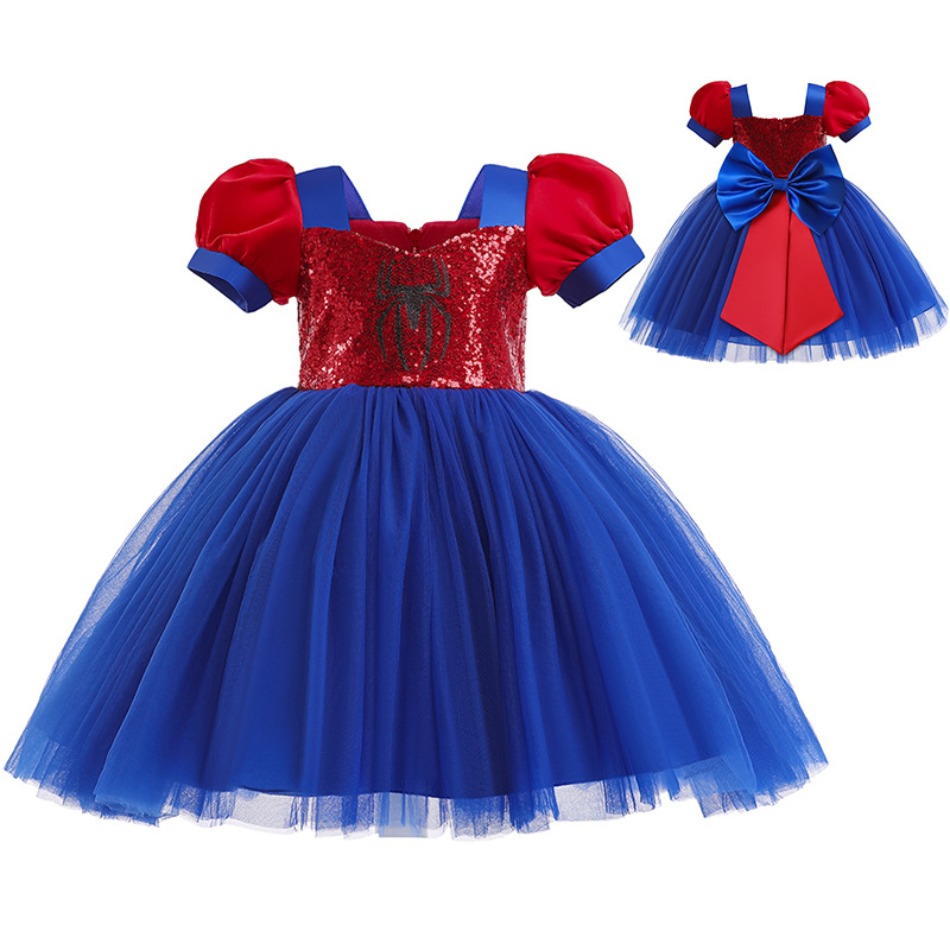 Baby Girls Spider Print Party  - Baby Z Clothing ulasan dan harga
